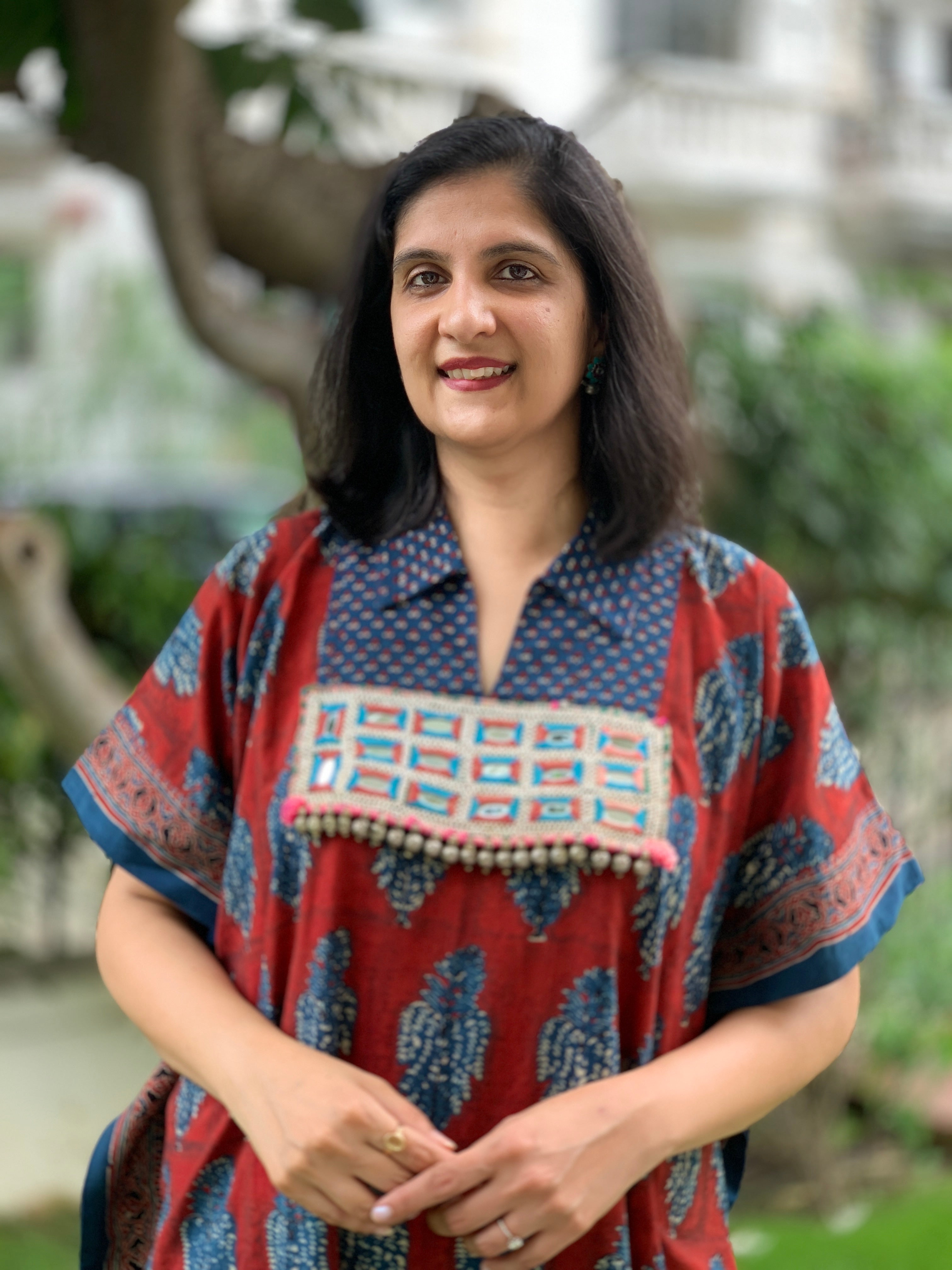 Ajrakh Cotton Kaftan