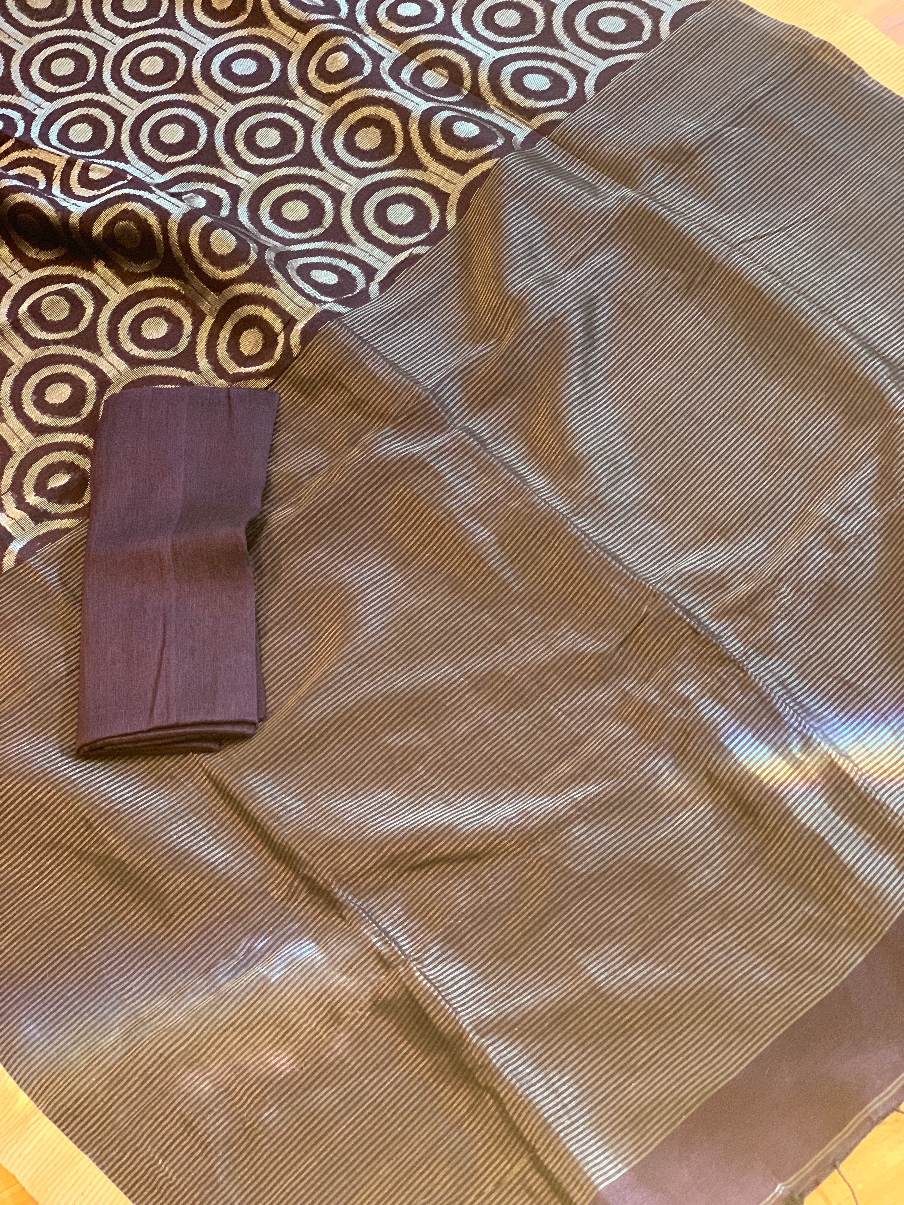 Linen Jamdani Saree
