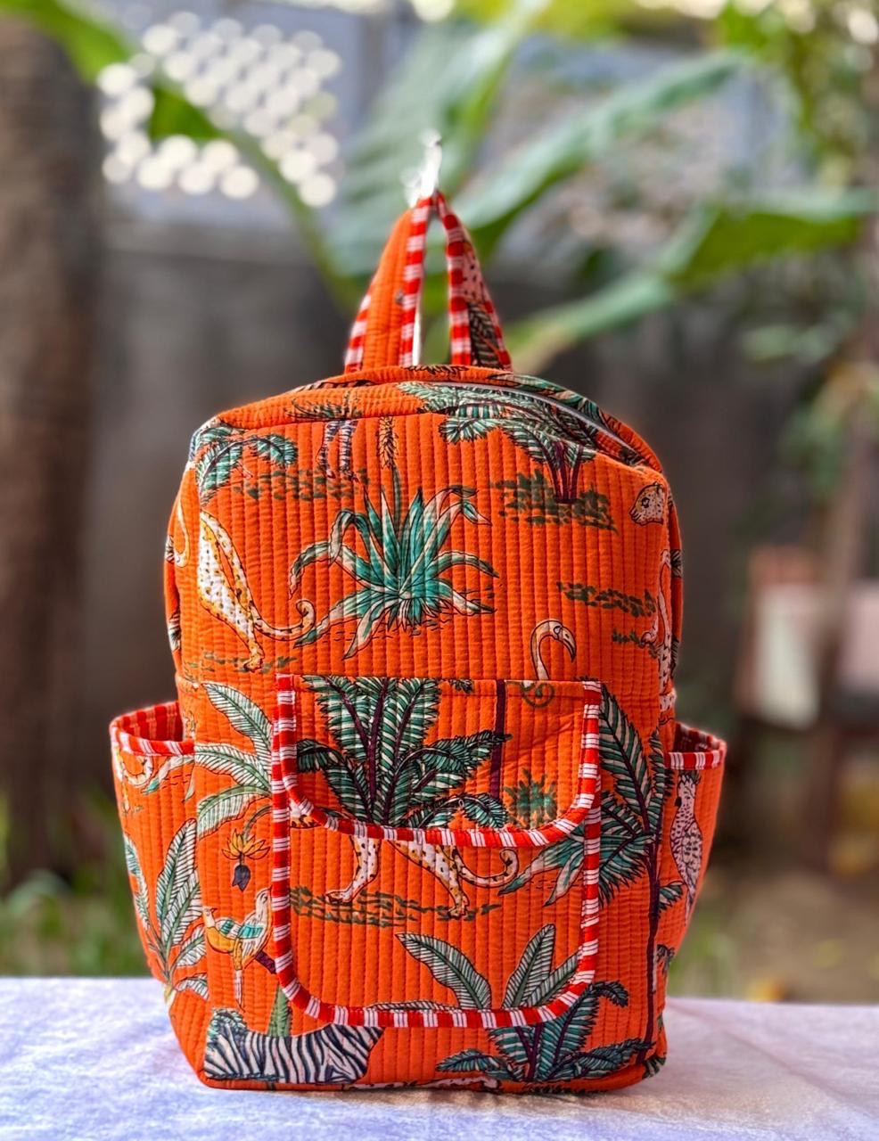 Quilted Backpack