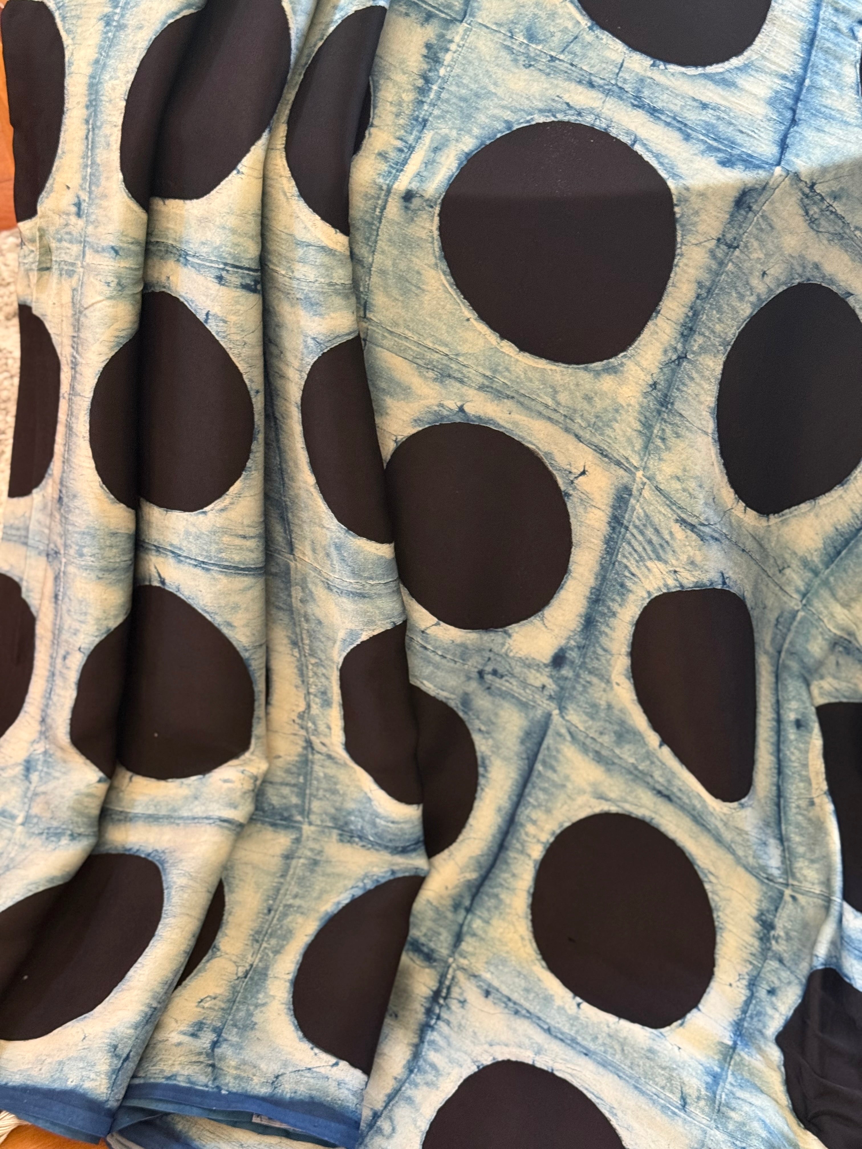 Modern Ajrakh Modal Silk Saree