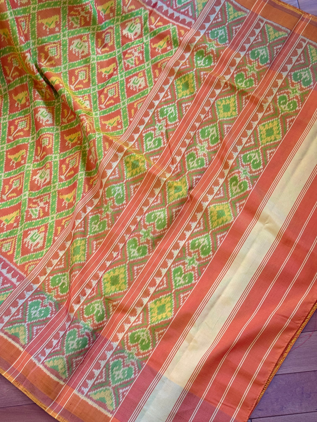 Rajkot Patola Narikunj Silk Saree