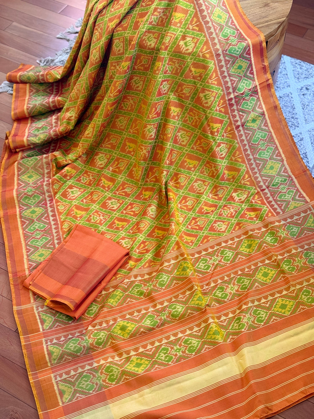 Rajkot Patola Narikunj Silk Saree