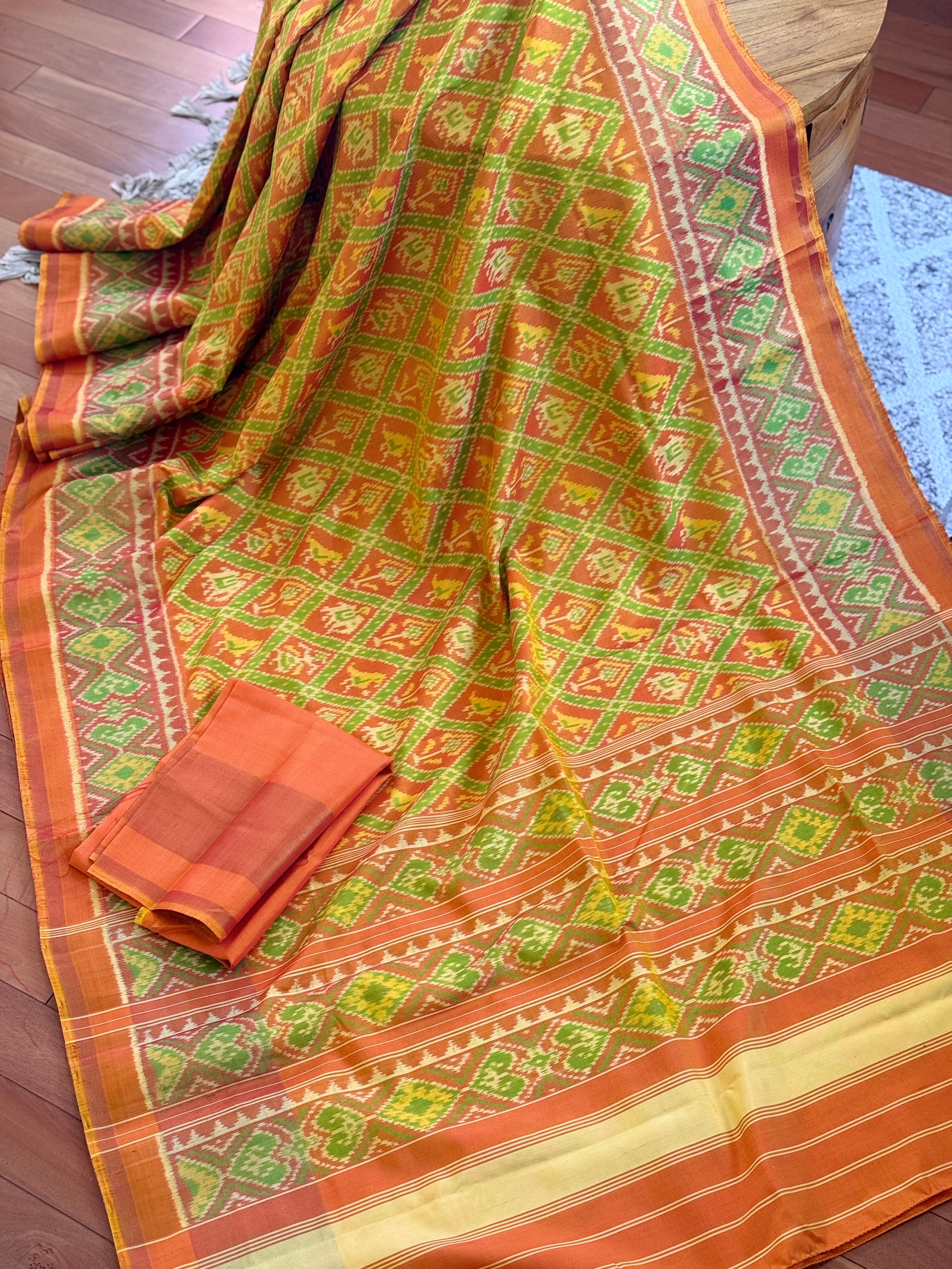 Rajkot Patola Narikunj Silk Saree