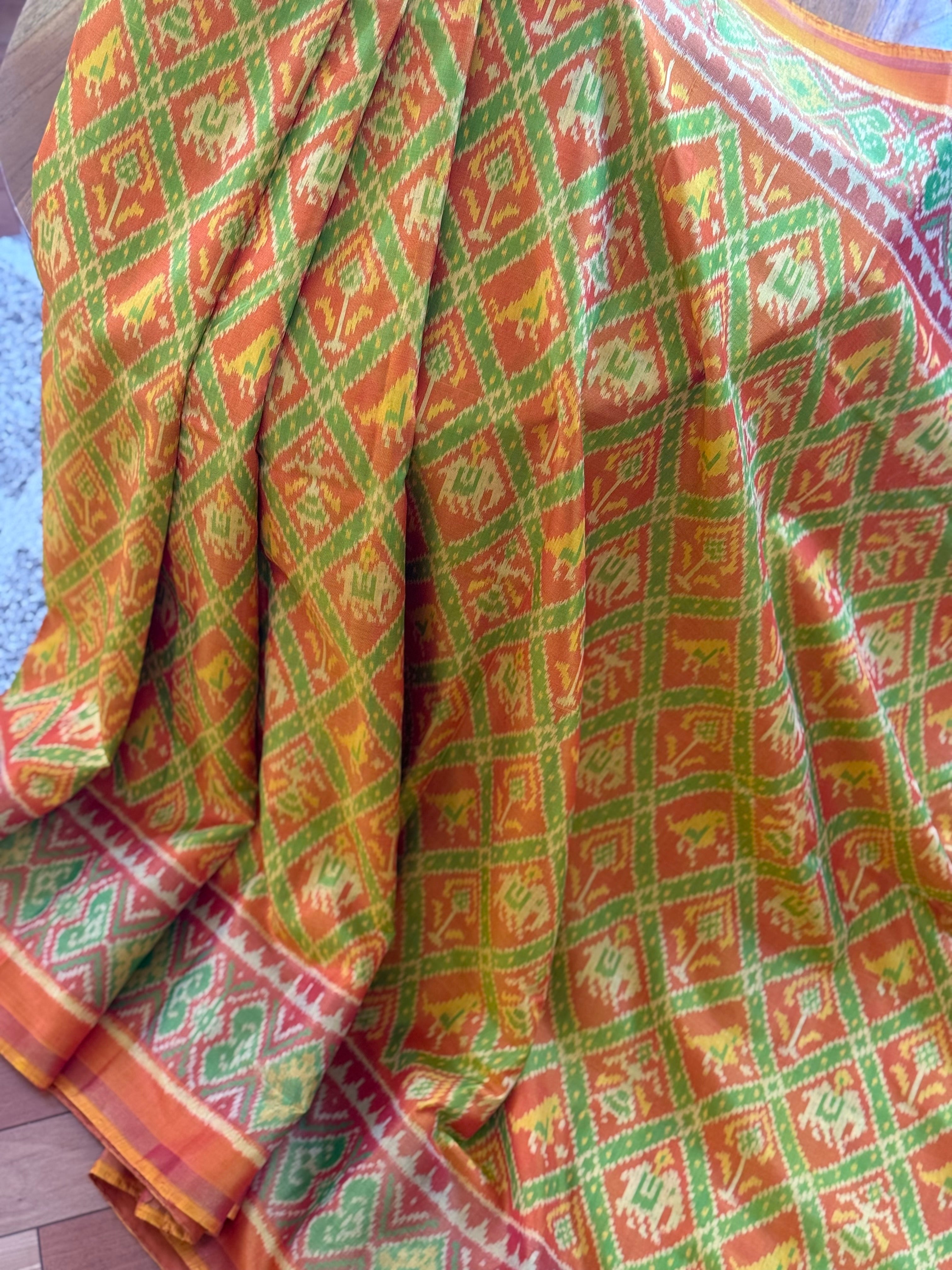 Rajkot Patola Narikunj Silk Saree