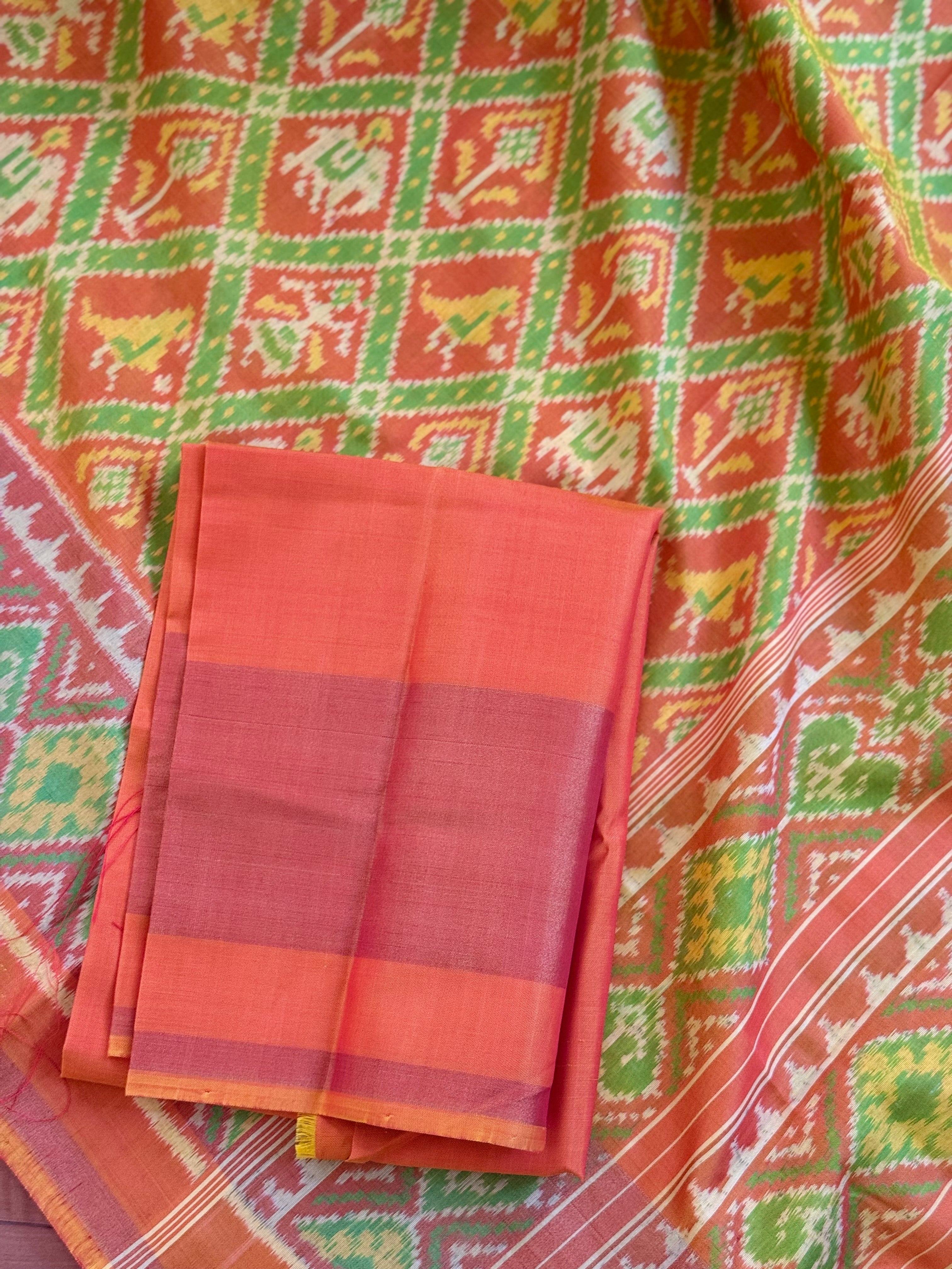 Rajkot Patola Narikunj Silk Saree